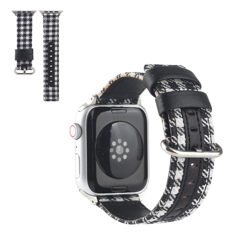  Apple Watch Series 6 44mm / Apple Watch Series 5 44mm Nylon Rem - Hvid#serie_1