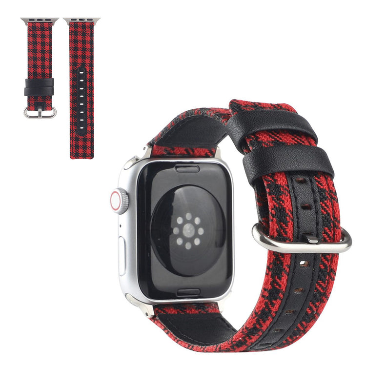 Apple Watch Series 6 44mm / Apple Watch Series 5 44mm Nylon Rem - Rød#serie_2
