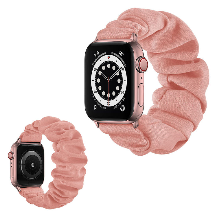  Apple Watch Series 6 44mm / Apple Watch Series 5 44mm Nylon Rem - Størrelse: S - Pink#serie_7