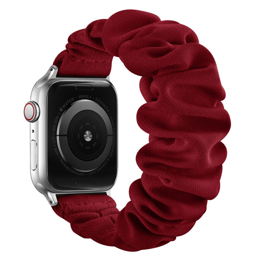  Apple Watch Series 6 44mm / Apple Watch Series 5 44mm Nylon Rem - Størrelse: L - Rød#serie_14