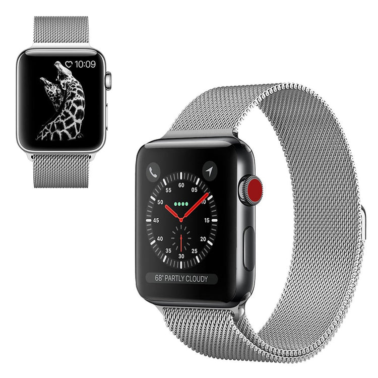  Apple Watch Series 6 44mm / Apple Watch Series 5 44mm Metal Rem - Sølv#serie_3