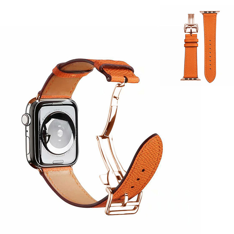 Vildt hårdfør Universal Apple Ægte læder Rem - Orange#serie_14