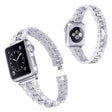 Solid Metal Og Rhinsten Universal Rem passer til Apple Smartwatch