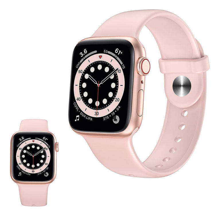 Meget elegant Universal Apple Silikone Rem - Pink#serie_5