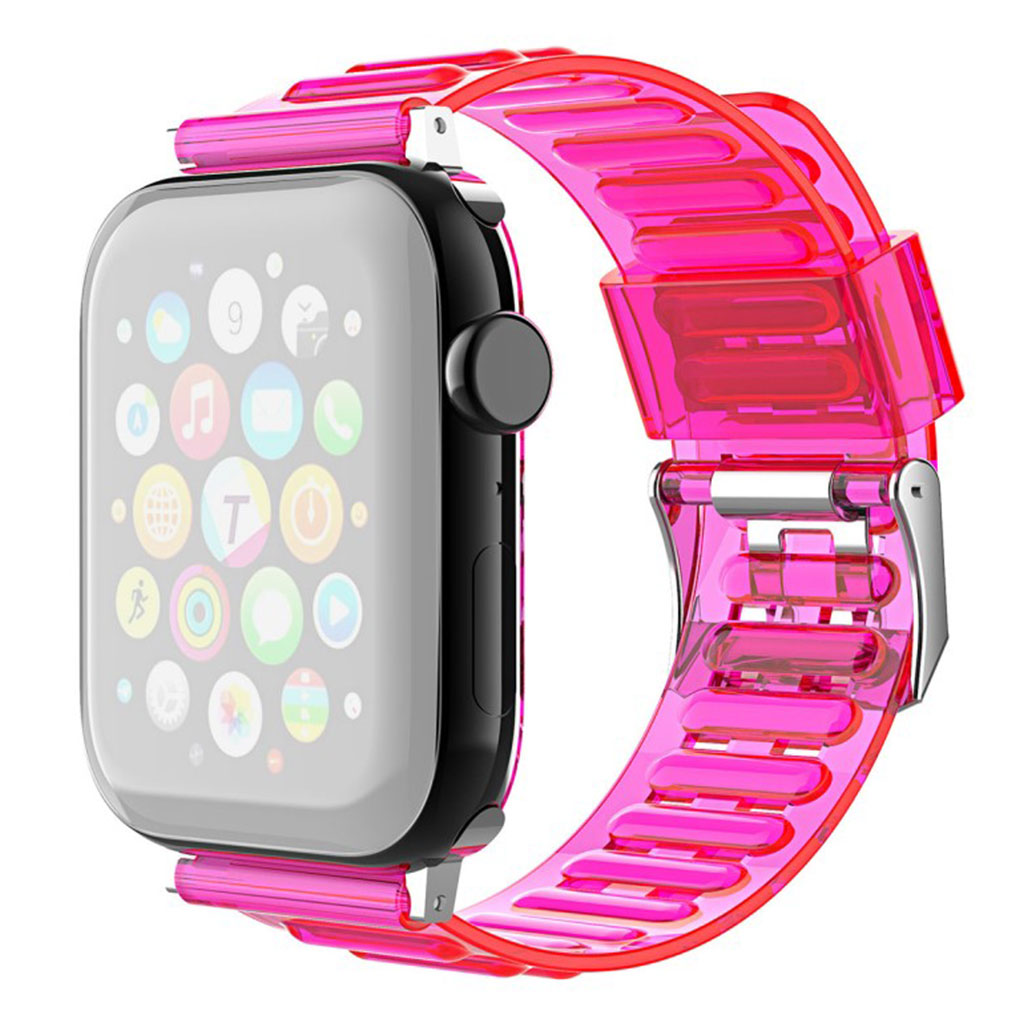 Rigtigt nydelig Universal Apple Silikone Rem - Pink#serie_6