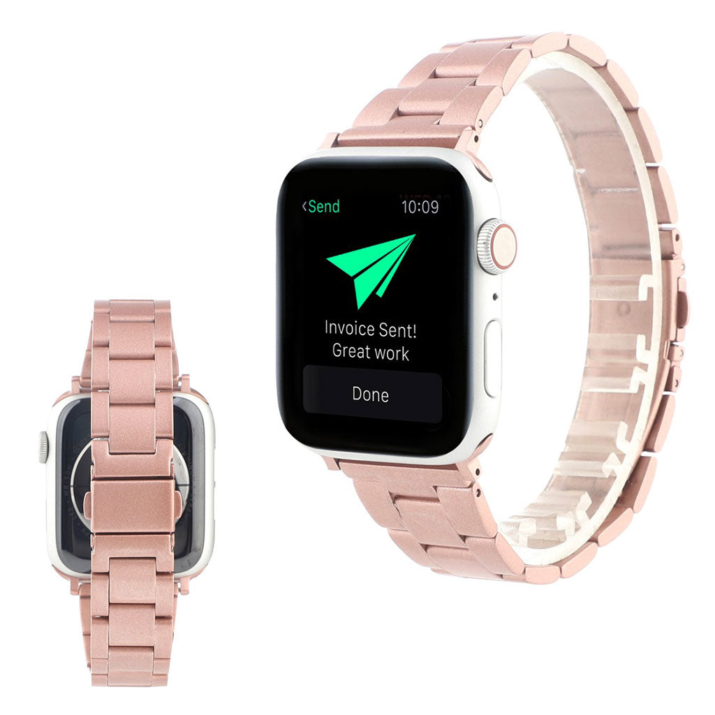  Apple Watch Series 6 40mm / Apple Watch Series 5 40mm Metal Rem - Pink#serie_2