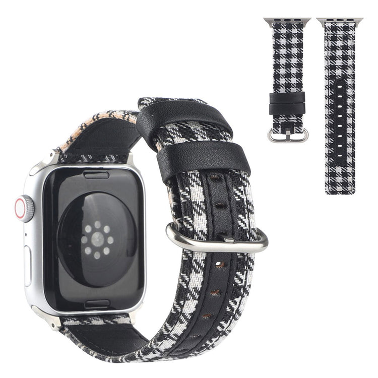  Apple Watch Series 6 40mm / Apple Watch Series 5 40mm Nylon Rem - Hvid#serie_2