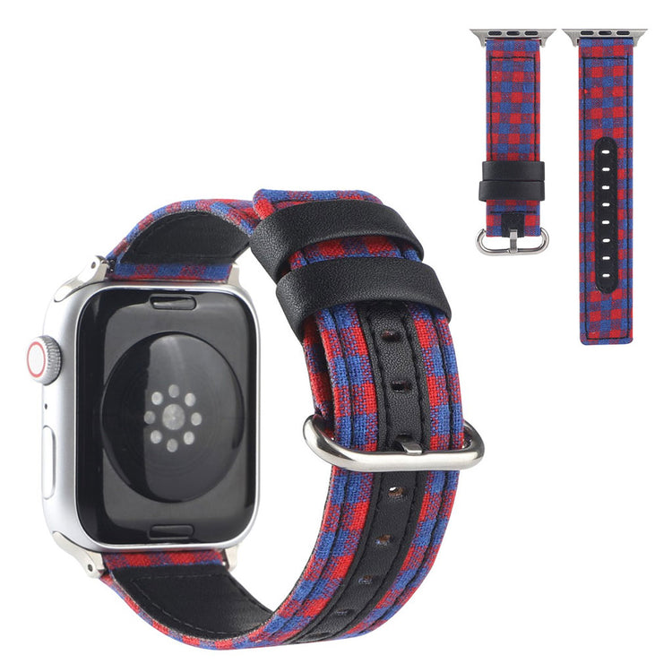  Apple Watch Series 6 40mm / Apple Watch Series 5 40mm Nylon Rem - Rød#serie_3