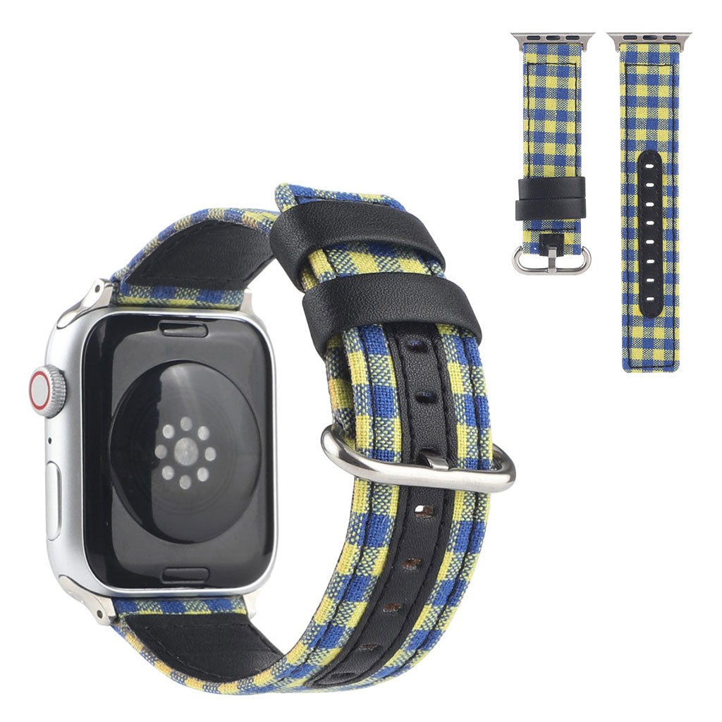  Apple Watch Series 6 40mm / Apple Watch Series 5 40mm Nylon Rem - Gul#serie_4