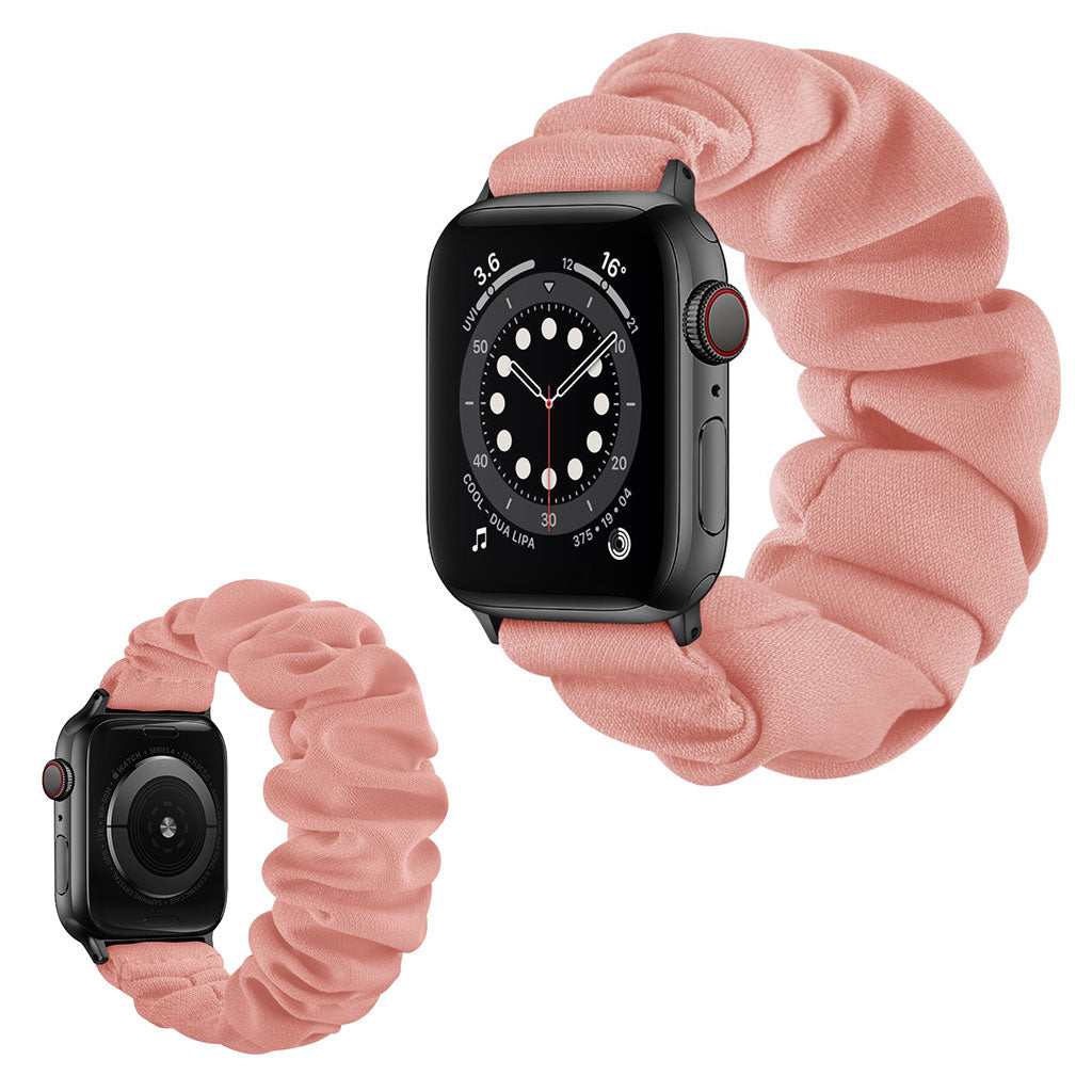  Apple Watch Series 6 40mm / Apple Watch Series 5 40mm Nylon Rem - Størrelse: L - Pink#serie_1