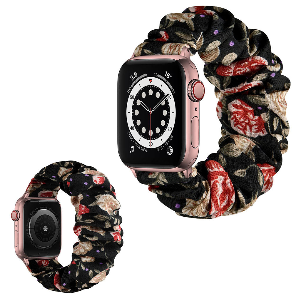 Apple Watch Series 6 40mm / Apple Watch Series 5 40mm Nylon Rem - Størrelse: L - Flerfarvet#serie_10