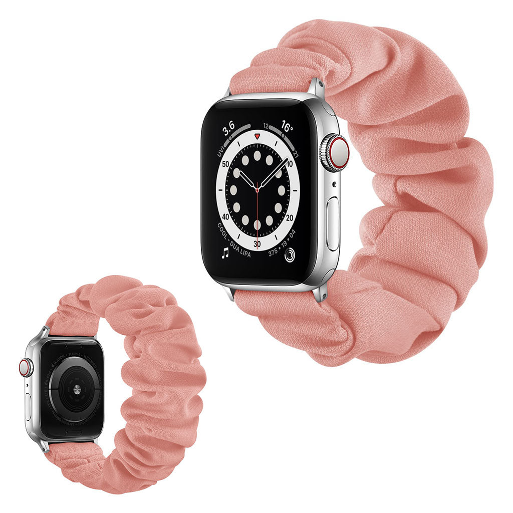  Apple Watch Series 6 40mm / Apple Watch Series 5 40mm Nylon Rem - Størrelse: L - Pink#serie_12