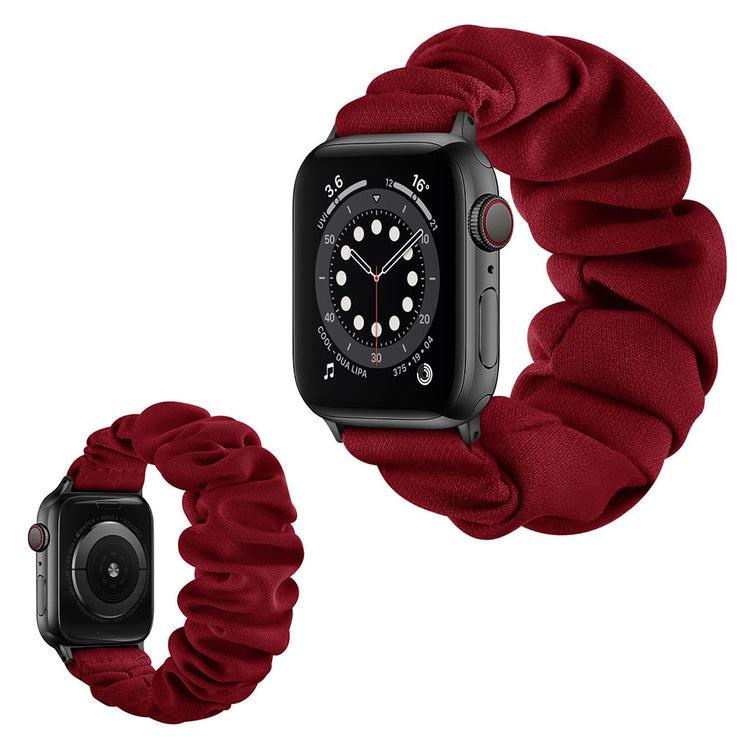  Apple Watch Series 6 40mm / Apple Watch Series 5 40mm Nylon Rem - Størrelse: L - Rød#serie_4