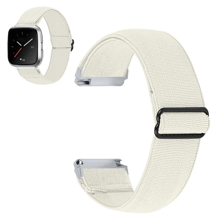 Rigtigt fed Apple Watch 40mm Nylon Rem - Hvid#serie_5