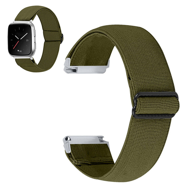 Rigtigt fed Apple Watch 40mm Nylon Rem - Grøn#serie_6