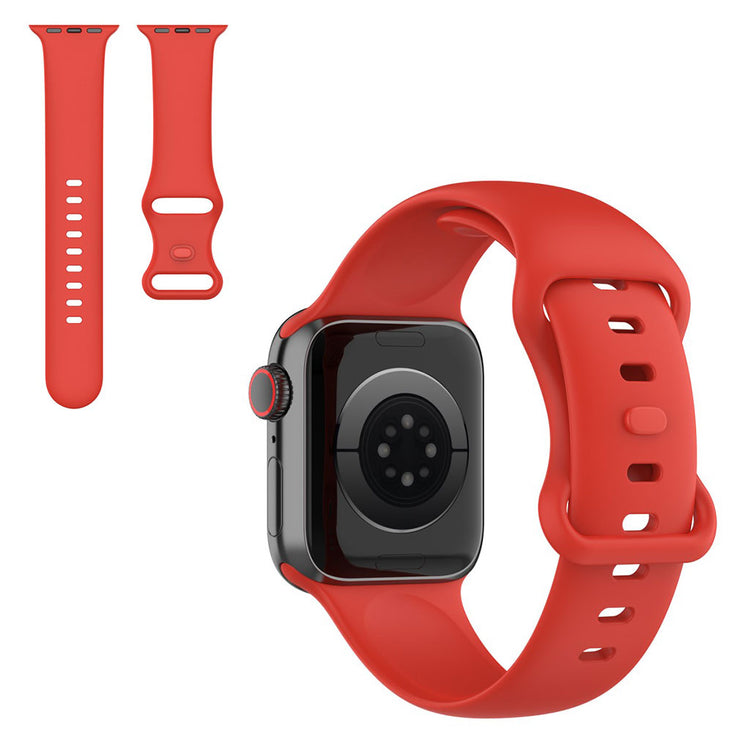 Skøn Universal Apple Silikone Rem - Størrelse: S - Rød#serie_10