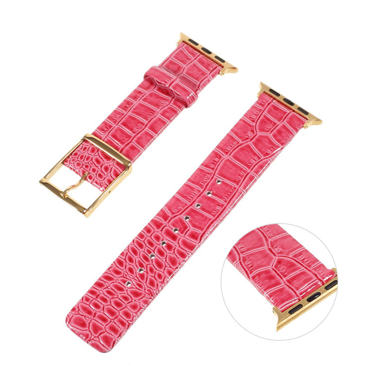 Helt vildt smuk Universal Apple Ægte læder Rem - Pink#serie_8