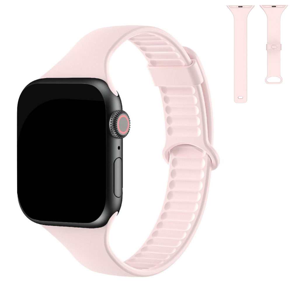 Alle tiders Universal Apple Silikone Rem - Pink#serie_4