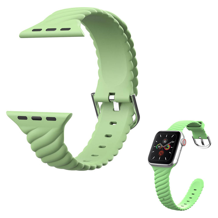 Tidsløst Universal Apple Silikone Rem - Grøn#serie_7