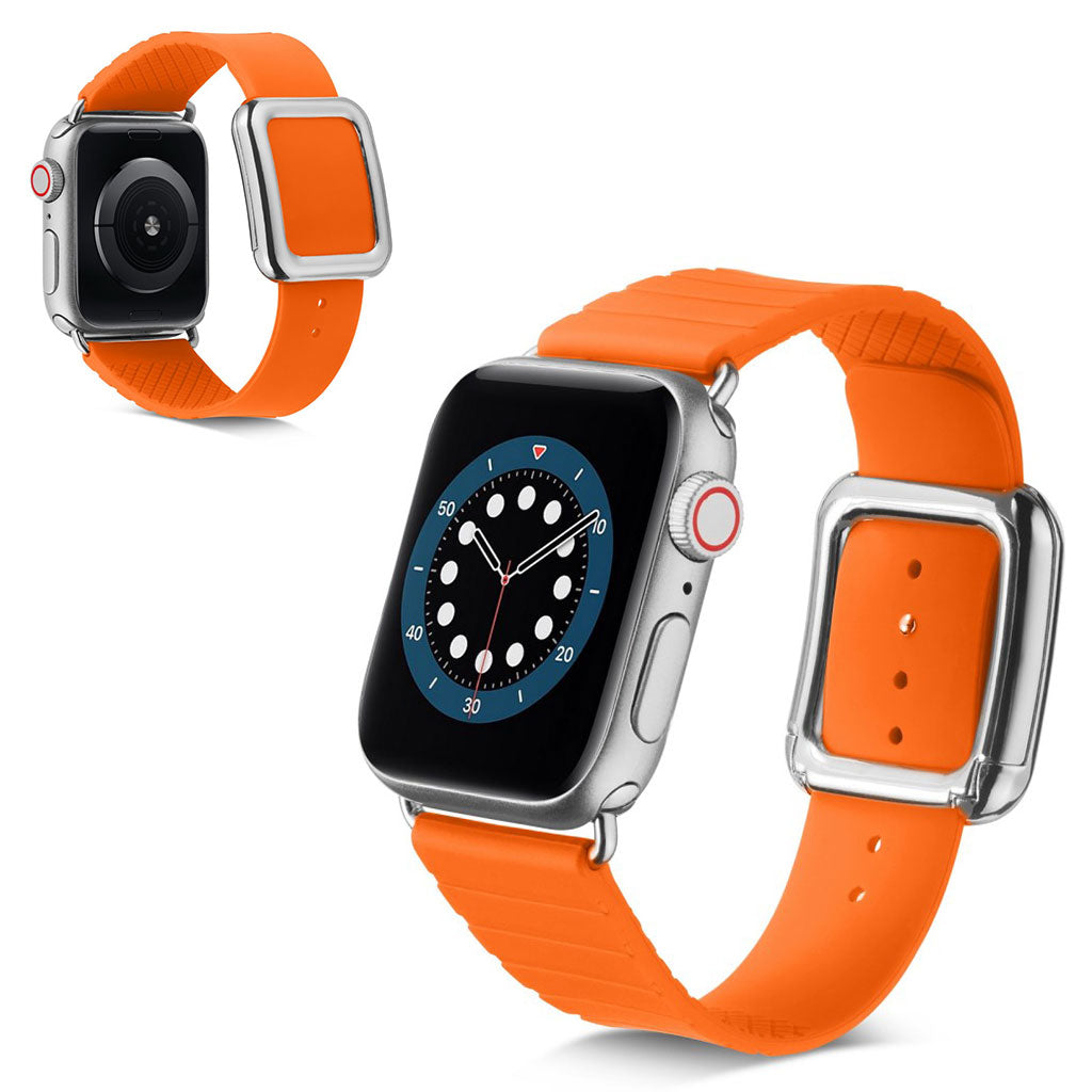 Helt vildt kønt Universal Apple Silikone Rem - Orange#serie_2