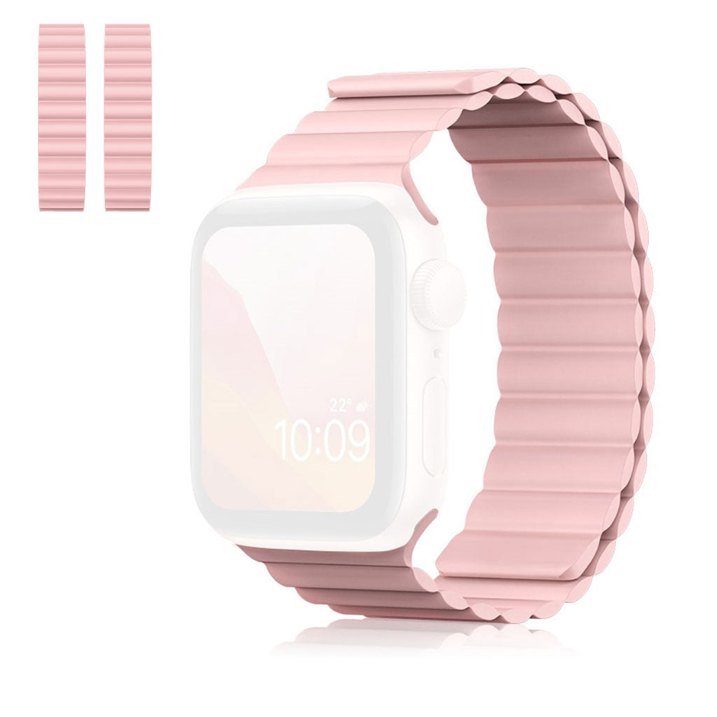 Rigtigt godt Universal Apple Silikone Rem - Pink#serie_2