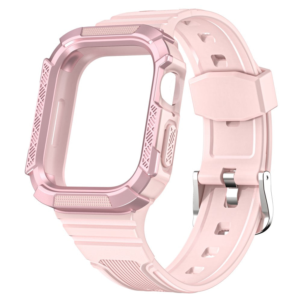Vildt rart Universal Apple Plastik og Silikone Rem - Pink#serie_1