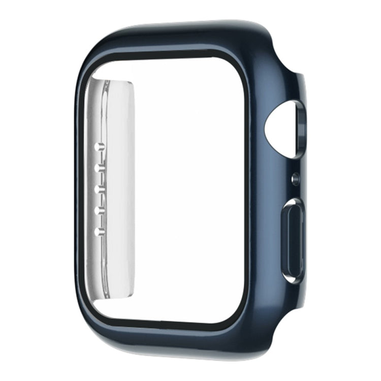 Godt Universal Apple Cover med Skærmbeskytter i Plastik og Hærdet Glas - Blå#serie_5
