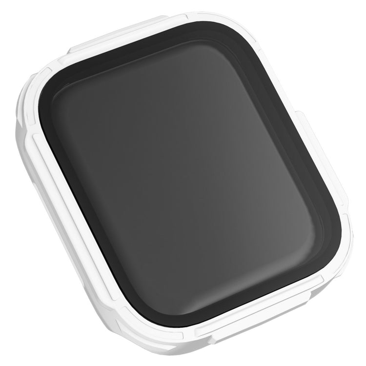 Super Fint Universal Apple Cover med Skærmbeskytter i Plastik og Hærdet Glas - Hvid#serie_3