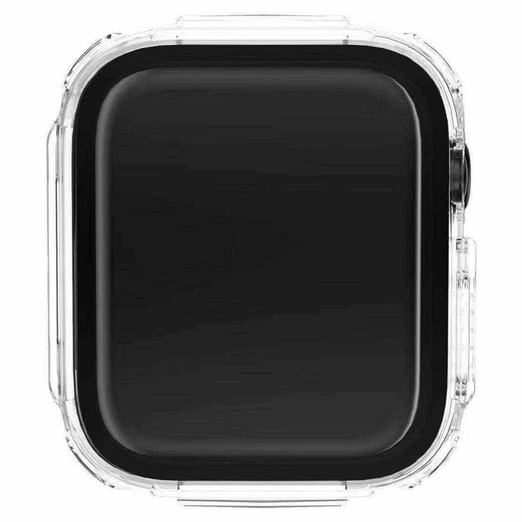 Super Fint Universal Apple Cover med Skærmbeskytter i Plastik og Hærdet Glas - Gennemsigtig#serie_4