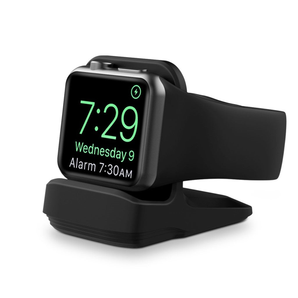 Universal Apple Smartwatch Silikone Holder - Sort#serie_1