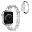 Vildt Sejt Metal Og Rhinsten Universal Rem passer til Apple Smartwatch