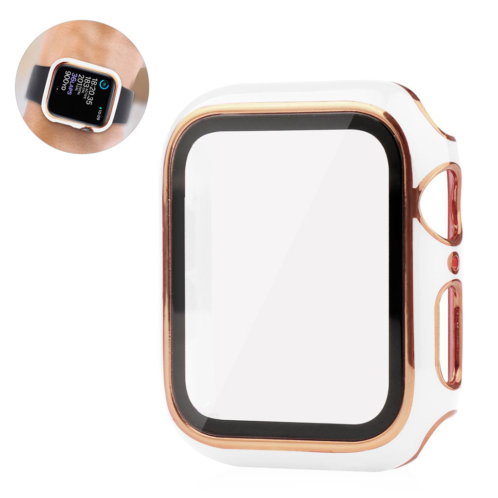 Vildt Godt Universal Apple Cover med Skærmbeskytter i Plastik og Hærdet Glas - Hvid#serie_1