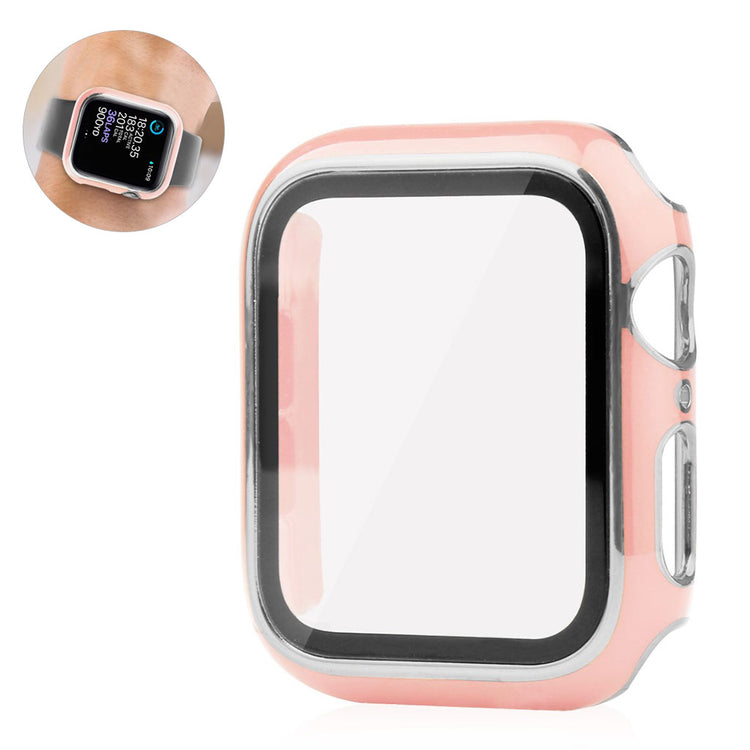 Vildt Godt Universal Apple Cover med Skærmbeskytter i Plastik og Hærdet Glas - Pink#serie_4