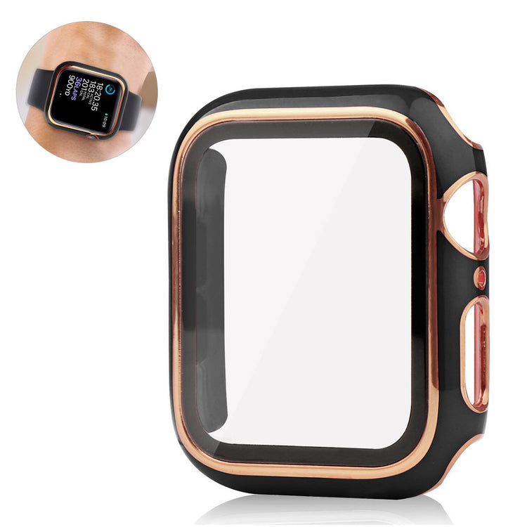 Vildt Godt Universal Apple Cover med Skærmbeskytter i Plastik og Hærdet Glas - Sort#serie_5