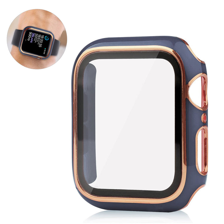 Vildt Godt Universal Apple Cover med Skærmbeskytter i Plastik og Hærdet Glas - Blå#serie_9