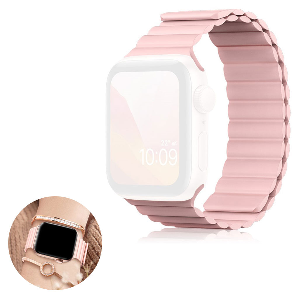 Meget fantastisk Universal Apple Silikone Rem - Pink#serie_2