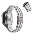 Elegant Metal Og Rhinsten Universal Rem passer til Apple Smartwatch