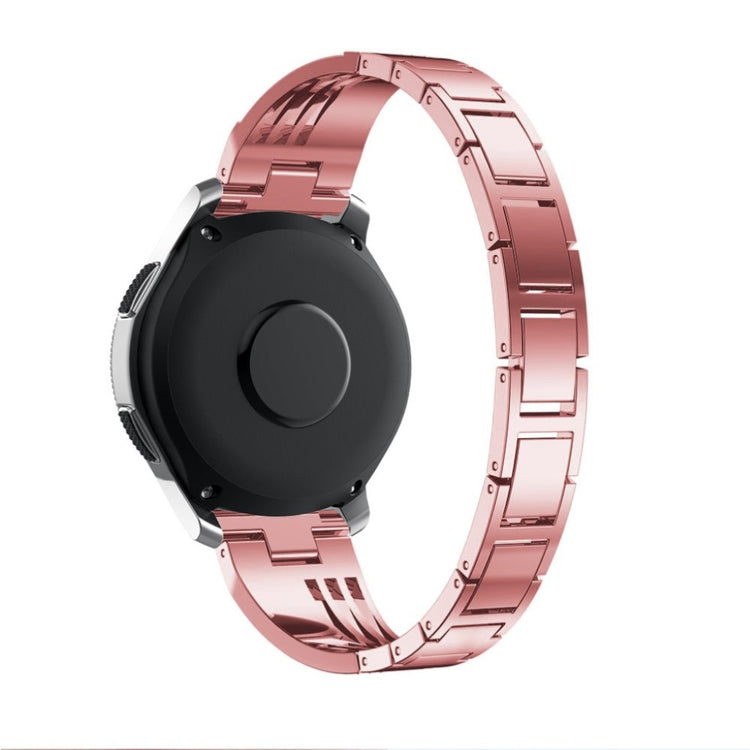  Samsung Gear S3 / Samsung Galaxy Watch (42mm) Metal og Rhinsten Rem - Pink#serie_3