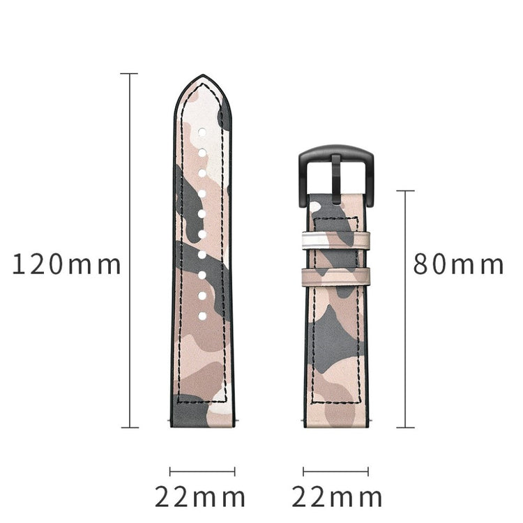  Samsung Gear S3 / Samsung Gear S3 Frontier Ægte læder Rem - Pink#serie_2