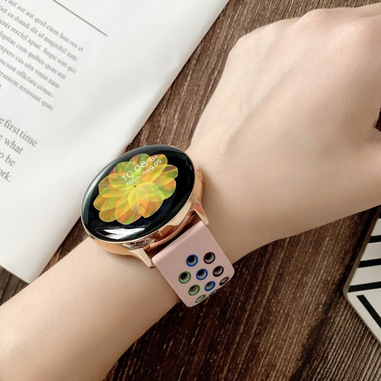  Samsung Galaxy Watch Active / Samsung Galaxy Watch (42mm) Silikone Rem - Pink#serie_1
