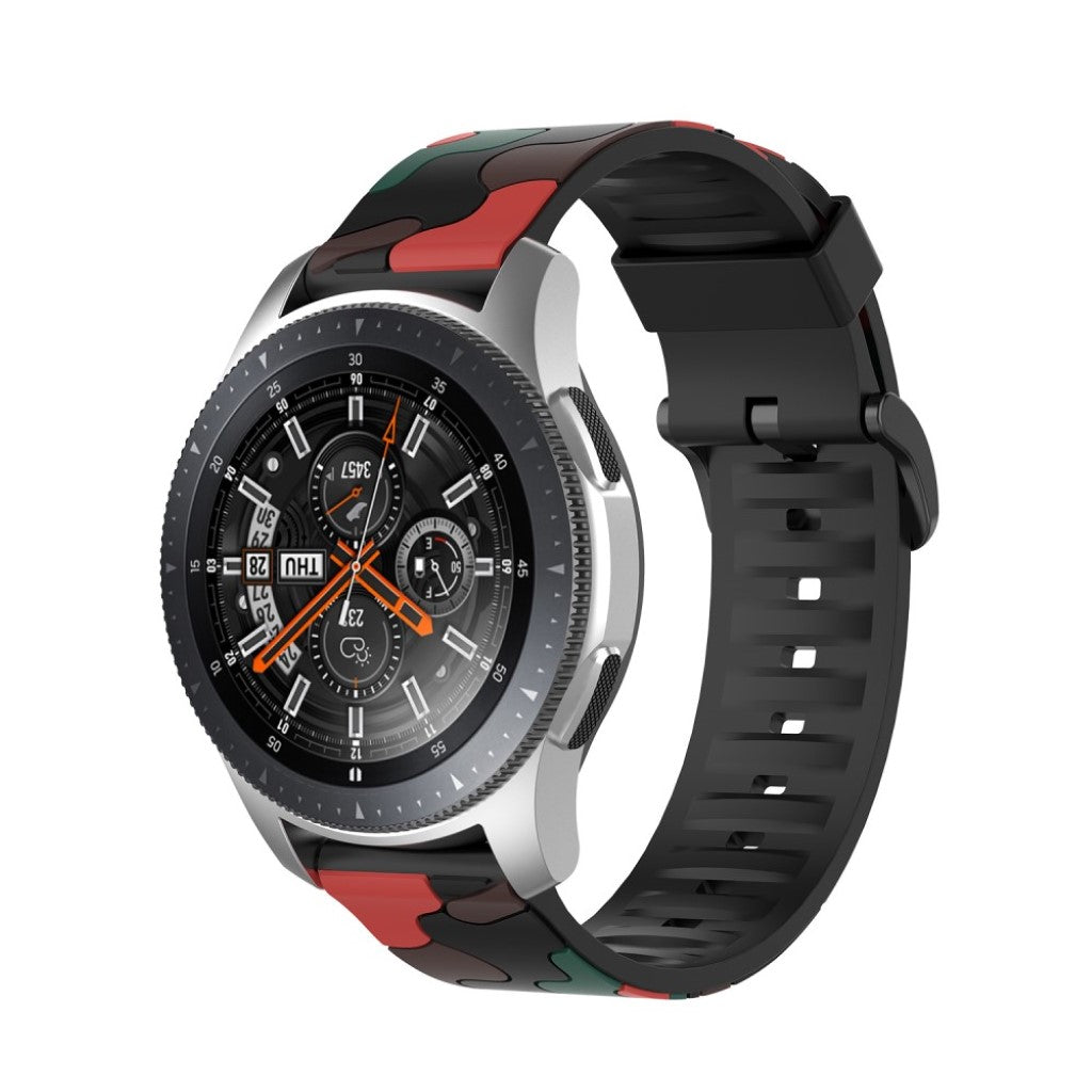  Samsung Galaxy Watch 3 (45mm) / Samsung Galaxy Watch (46mm) Silikone Rem - Rød#serie_4