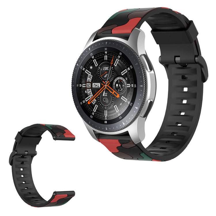  Samsung Galaxy Watch 3 (45mm) / Samsung Galaxy Watch (46mm) Silikone Rem - Rød#serie_4