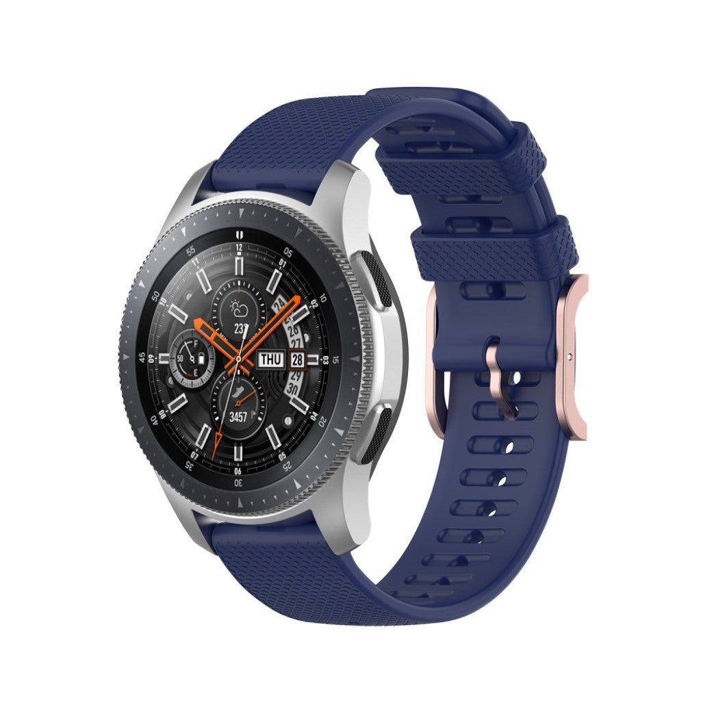  Samsung Galaxy Watch 3 (45mm) / Samsung Galaxy Watch (46mm) Silikone Rem - Blå#serie_10