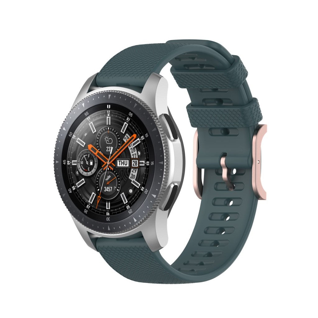  Samsung Galaxy Watch 3 (45mm) / Samsung Galaxy Watch (46mm) Silikone Rem - Grøn#serie_5