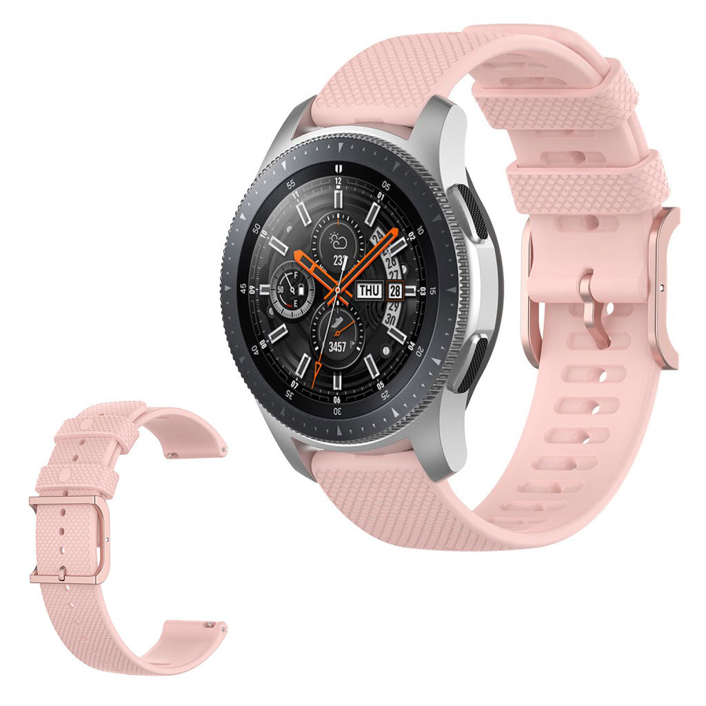  Samsung Galaxy Watch 3 (45mm) / Samsung Galaxy Watch (46mm) Silikone Rem - Pink#serie_8