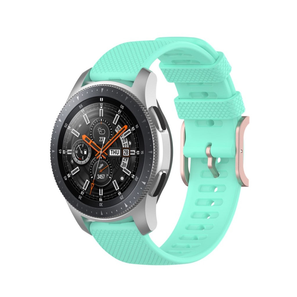  Samsung Galaxy Watch 3 (45mm) / Samsung Galaxy Watch (46mm) Silikone Rem - Grøn#serie_9