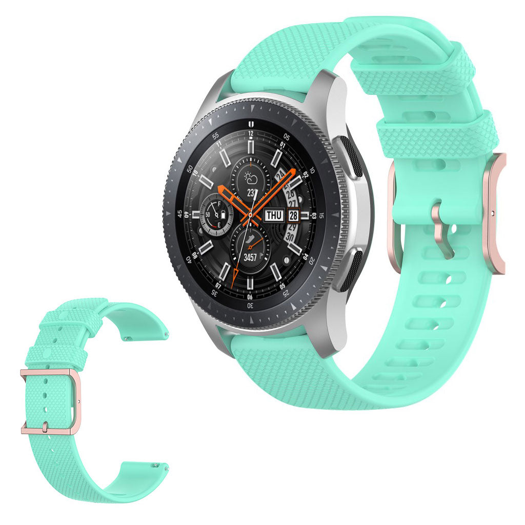  Samsung Galaxy Watch 3 (45mm) / Samsung Galaxy Watch (46mm) Silikone Rem - Grøn#serie_9