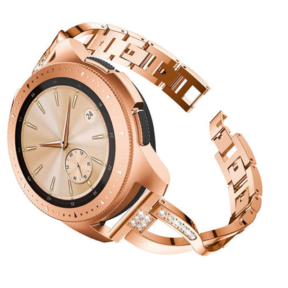 Helt vildt pænt Universal Metal og Rhinsten Rem - Pink#serie_3