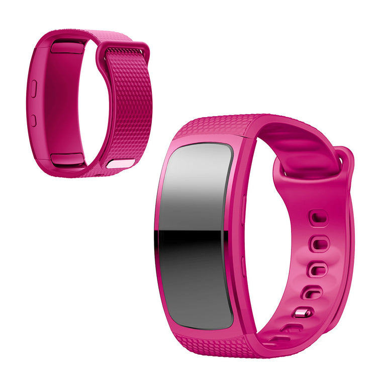Rigtigt cool Samsung Gear Fit2 Silikone Urrem - Pink#serie_5