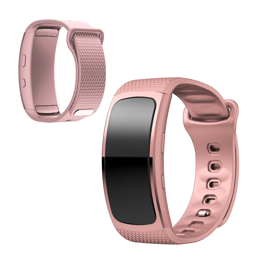 Rigtigt cool Samsung Gear Fit2 Silikone Urrem - Pink#serie_6